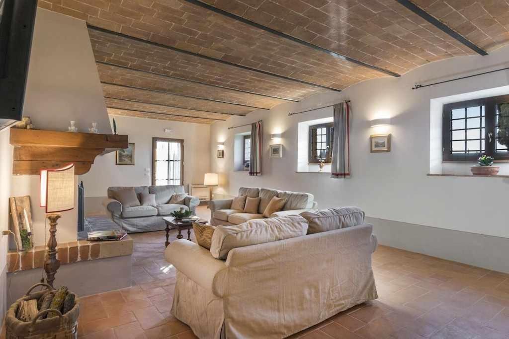 Villa I Cipressini Piscina Riscaldata Spa Toscana Pienza Luaran gambar