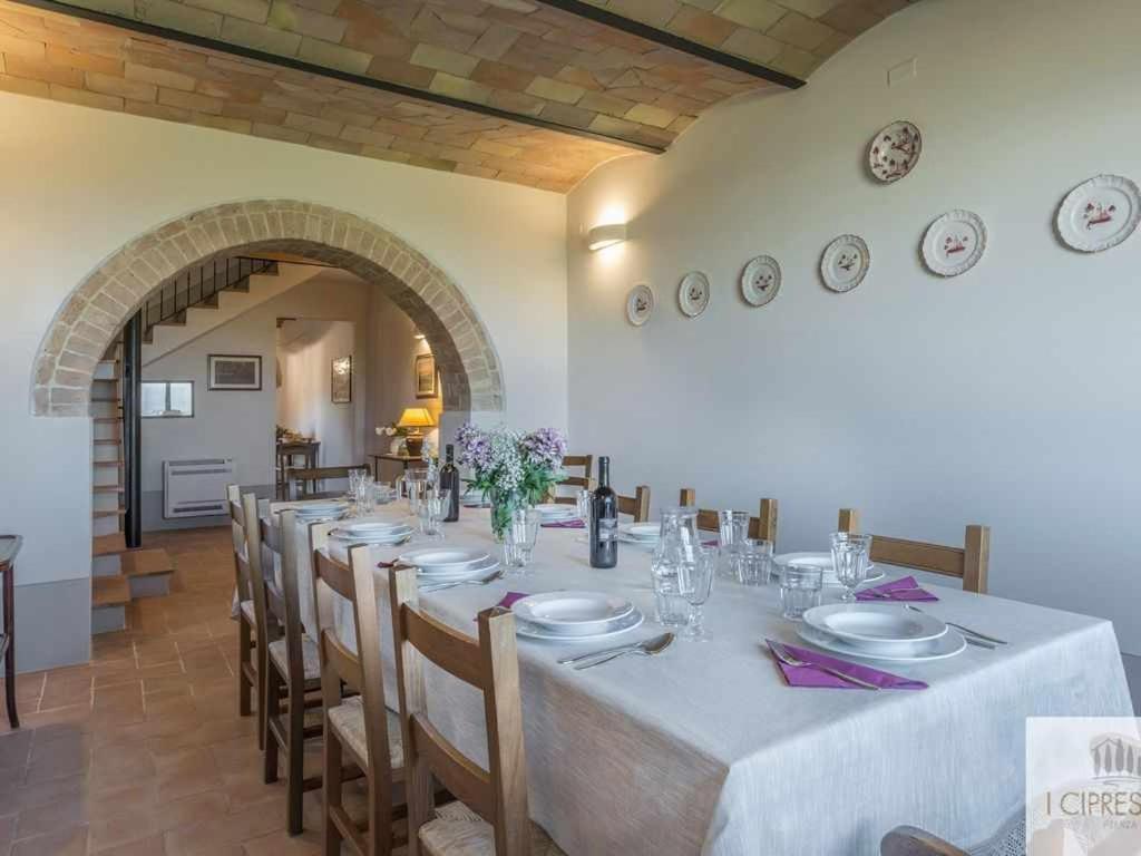 Villa I Cipressini Piscina Riscaldata Spa Toscana Pienza Luaran gambar