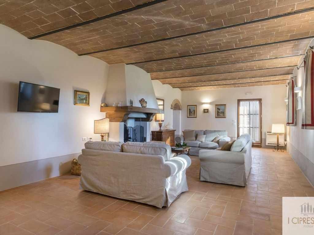 Villa I Cipressini Piscina Riscaldata Spa Toscana Pienza Luaran gambar