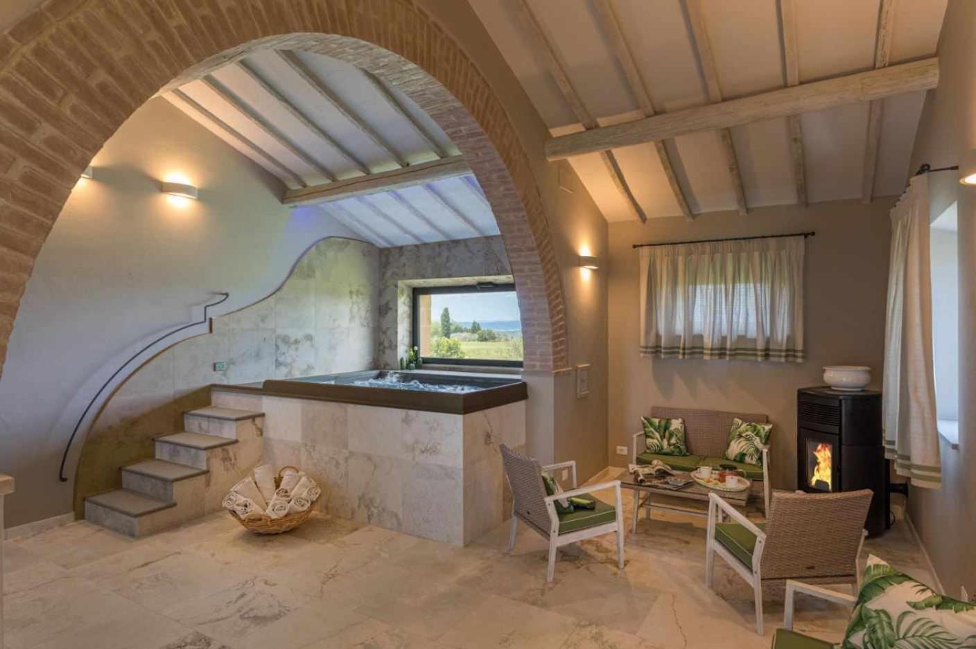 Villa I Cipressini Piscina Riscaldata Spa Toscana Pienza Luaran gambar