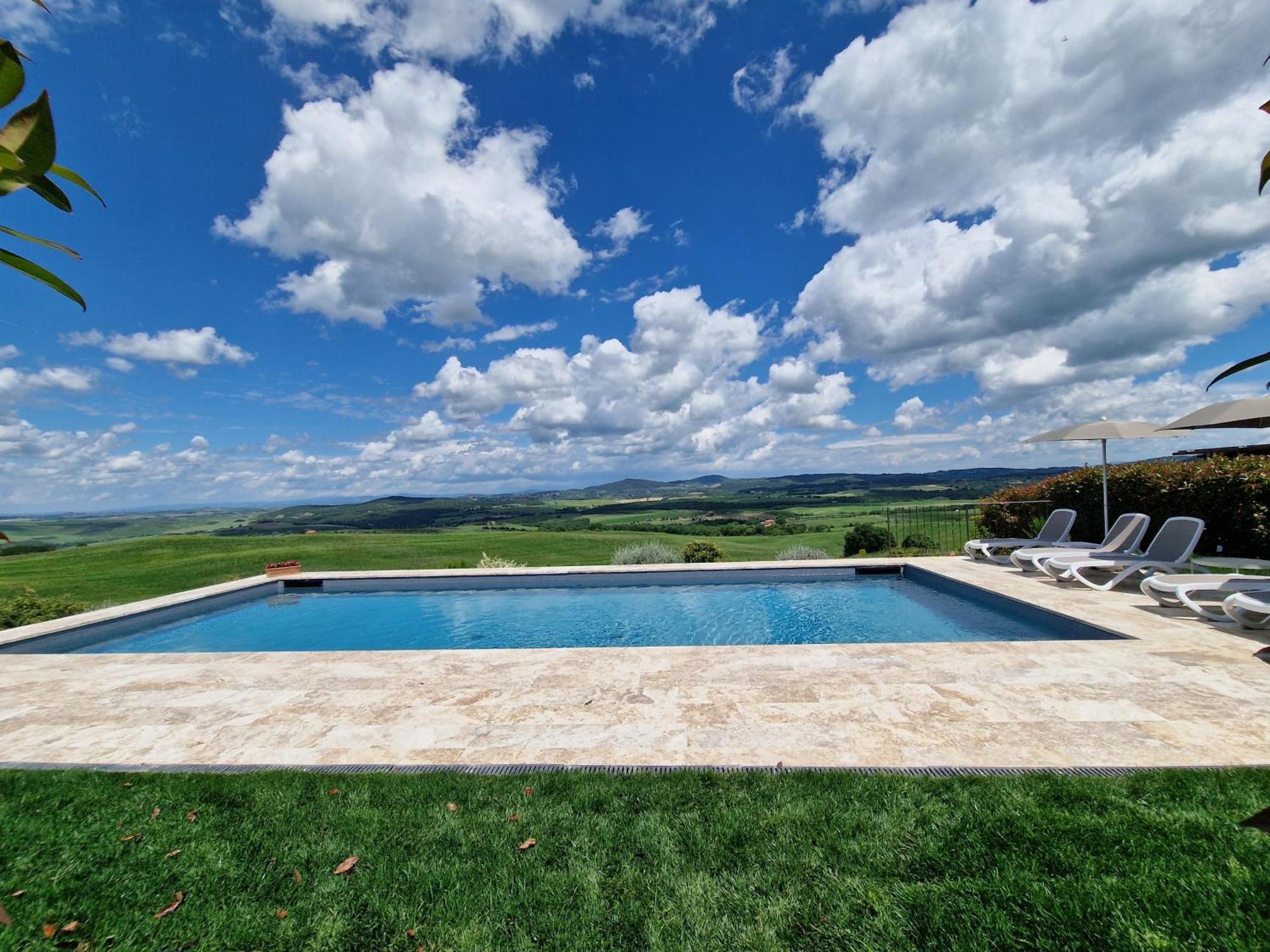 Villa I Cipressini Piscina Riscaldata Spa Toscana Pienza Luaran gambar