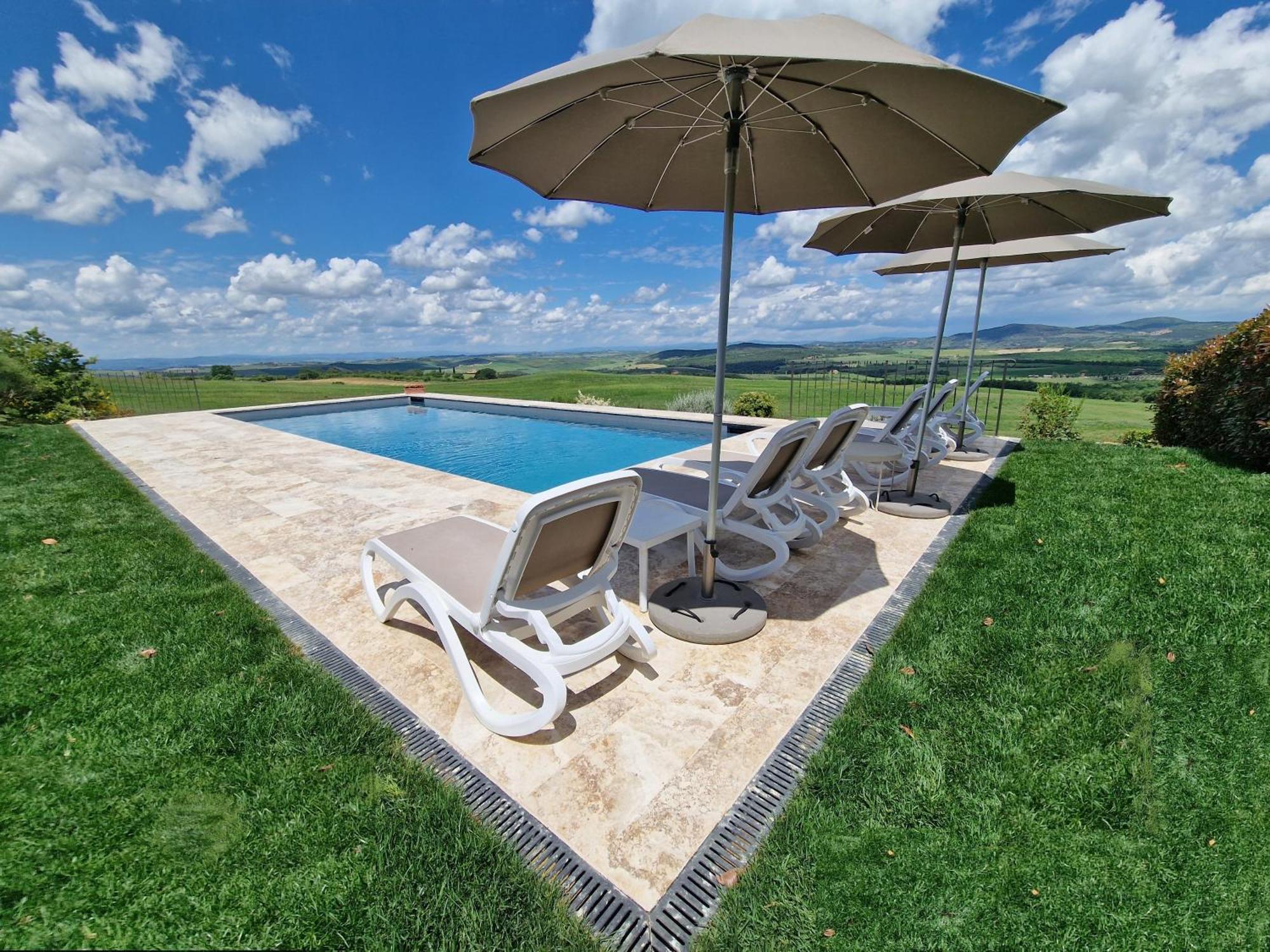 Villa I Cipressini Piscina Riscaldata Spa Toscana Pienza Luaran gambar